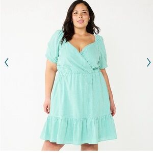 NWT Draper James gingham print dress